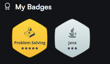 HackerRank Badge